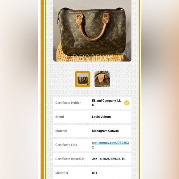 Louis Vuitton Speedy 30 vintage - Picture 10 of 10